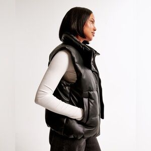 Abercrombie & Fitch Vegan Leather Vest